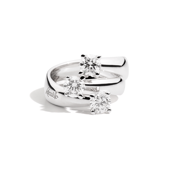 Anillo Recarlo Mujer in Oro blanco Diamante 0.40 Ct R02TY677 - R02TY677